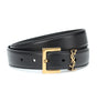 Ceinture Monogramme Saint Laurent en cuir - Luxoria® | Boutique de mode en Ligne 