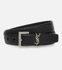 Ceinture Monogramme Saint Laurent en cuir - Luxoria® | Boutique de mode en Ligne 