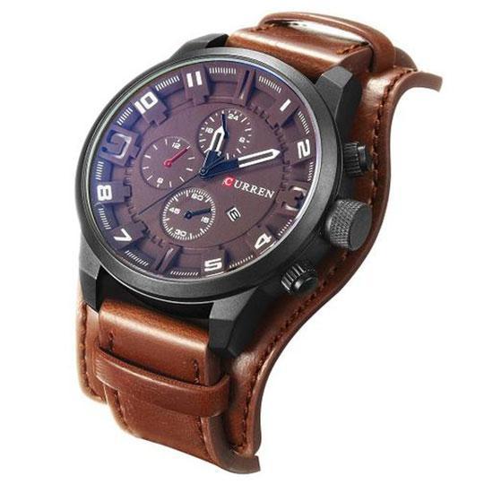Curren  en cuir sportive et élégante