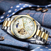 STYLISH MECHANICAL WATCH GOLD MAN