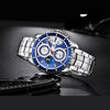 Benyar Chronograph Tableau Bleu